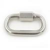 Anillo de Conexión Rápida de Acero Inoxidable 304 al por Mayor Mosquetón de Acero Inoxidable Cadena para Perro Hebilla de Liberación Rápida Candado Meilong