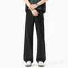 Pantalones Rectos Nuevos de Primavera 2026 para Hombre con Caída Suelta, Delgados, Holgados, de Secado Rápido, Pantalones Largos Casuales para Hombre