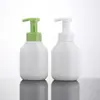 Garrafa de desinfetante para as mãos em espuma direta da fábrica 350ml garrafa de espuma mousse Material de embalagem de desinfetante para as mãos da moda com ponto