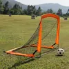 Mini Portería Cuadrada de Fútbol, Red de Portería de Fútbol Fácil de Desmontar, Suministros de Portería de Fútbol para Actividades al Aire Libre para Niños