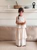 Aimo Beibei Traje de Verano para Niños de Industria Pesada Conjunto de Dos Piezas Chaleco de Bosque para Niñas Camisa de Muñeca + Faldas de Tencel