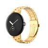 Para Reloj Inteligente Google Pixel Watch2 Correa de Acero Inoxidable de Tres Cuentas Pixel Metal Pulsera de Repuesto
