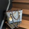 Bolsa Feminina de Comércio Exterior 2025 Nova Chegada Grande Capacidade Bolsa para Aula de Estudante Bolsa para Pais Versátil Portátil Bolsa Tote Bolsa de Ombro