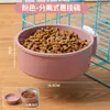 Tigela para Gato Tigela para Pet Dispenser de Água Suspenso Tigela de Ração para Cachorro Tigela de Comida Plástica Fixa na Grade Tigela para Água de Gatinho Suprimentos para Pet