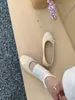 Zapatos de Ballet con Lazo Estilo Coreano First Encounter para Mujer, Planos sin Cordones de Suela Suave, Estilo Dulce