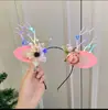 Acessório de Cabeça de Natal Faixa com Galhos Luminosos Adultos Crianças Fantasia Acessórios de Cabelo Presente de Feriado Cartão de Cabelo Foto de Equipe
