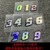 Adesivos Digitais Coloridos a Laser para Corrida de Motos DIY Modificados Adesivos Refletivos Decorativos Capacete de Moto Decalques para Carro
