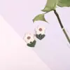 Acessórios de Decoração para Bolsas Femininas Flores Bordado em Computador Adesivos de Tecido Série Flor de Folha Mini Adesivos de Flor Pequena
