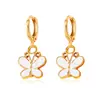 Brincos de borboleta de moda coreana Doce Óleo Rosa Brincos de animais Ins Cool Style Brincos de liga criativa para mulheres