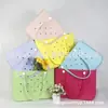 Bolsa de Playa de EVA con Agujeros Bolso Portátil Impermeable para Viaje Lavable Adecuado para Deportes Playa Piscina