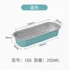 Bol para hornear de papel de aluminio engrosado, bandeja de papel específica para freidora de aire, molde para hornear reutilizable, capacillo de papel para pastel de horno
