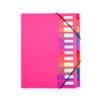 Carpeta de clasificación libro de almacenamiento a4 papelería para estudiantes carpeta para hojas de examen bolsa de archivo insertable libro de información carpeta para partituras de música plástico