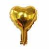 Globos de Papel de Aluminio de 5 Pulgadas en Forma de Corazón para Bodas Transfronterizas, Fiestas Navideñas y Decoraciones