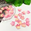 Acessórios DIY Cordão para Celular Materiais para Brincos Acessórios de Roupa Outono e Inverno Gradiente Colorido Retrô Folha de Bordo de Vidro 15mm