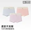 Ropa Interior para Niñas, Algodón Puro para Niñas, Calzoncillos Bóxer de Algodón Categoría a, Ropa Interior Antibacteriana para Niñas Grandes Que No Pellizca las Nalgas