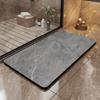Alfombrillas de Baño Transfronterizas Absorbentes de Agua, Secado Rápido, Antideslizantes de Barro Diatomeas, Simples y Resistentes a Manchas, Fáciles de Cuidar Alfombrillas para el Suelo de Entrada de Cocina
