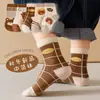 Meias Infantis Outono Inverno Meninos Meninas Meias Fofas de Desenho Animado Temporada Outono Inverno Meias de Algodão para Bebê Meias Versáteis para Bebê