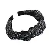 Faixa de cabeça plissada com strass brilhante estilo francês, faixa de cabeça larga de cetim suave, realça a elegância, adequada para lavar o rosto, um acessório de cabelo de luxo leve
