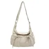 Bolsa Transversal de Laço para Mulheres, Mochila Versátil Leve para o Dia a Dia, Bolsa com Design de Nicho para Meninas, Bolsa de Ombro Simples para o Dia a Dia