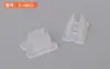 Lámpara LED de 6*12mm de alto y bajo voltaje con hebilla 0612 lámpara de silicona flexible con ranura para tarjeta lámpara de neón con clip código de tarjeta