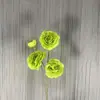 Nova Flor Artificial Peônia de 4 Cabeças Fundo para Salão de Casamento Decoração Suave Flor para Guia de Estrada Arranjo de Flores Flor de Mesa para Casa Flor para Exportação