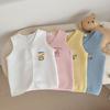 Chaleco de bebé chaleco infantil de primavera y otoño chaleco de algodón fino chaleco infantil de otoño e invierno para niños y niñas
