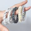 Anillo para el cabello con línea telefónica de color dulce, cuerda para el cabello para mujer, simple, sin dejar rastro, banda de goma, tocado para el cabello, cubierta de cuero