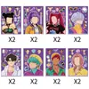 Adesivos de Troca de Rosto de Grupo de Meninas Caçadoras de Demônios Transfronteiriças Desenho Animado Impermeável Adesivos de Quebra-Cabeça DIY Adesivos Criativos Kpop para Crianças Personalização