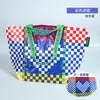 Comercio Transfronterizo Bolso de Mano Tejido de Plástico PP Bolsa Plegable de Almacenamiento Moda Impermeable Gran Capacidad Bolsas de Compras de Protección Ambiental