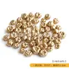 Chapeleiro Maluco [Frutas Secas Douradas de Natal] Casamento Artesanal DIY Decoração de Guirlanda de Natal Planta Natural Flores Secas