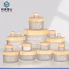 Atacado do Fabricante Frascos de Creme com Múltiplas Especificações, Materiais de Embalagem Cosmética, Creme Facial para Animais de Estimação, Creme para Olhos, Frascos de Creme de Plástico de Boca Larga 30g