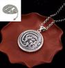 Cadena de suéter Phoenix S990 de plata pura collar largo plata de ley plata tailandesa estilo antiguo colgante para mujer 2023 Nuevo