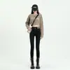 Jeans de Cintura Alta para Mujer 2025 Nueva Llegada Pantalones Ajustados Elásticos Pantalones de Pierna Estrecha Primavera y Otoño