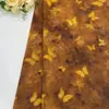 Tela de Brocado Brillante Estampada Estilo Antiguo Mariposa Xiangyun de Seda, Tela Estampada para Vestido Qipao de Mujer en Stock