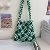 Bolsa de Felpa Linda Moda Otoño e Invierno 2026 Nueva Elegante Fresca Versátil Simple Casual Bolso de Hombro