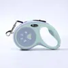 Guia retrátil para animais de estimação, guia de cachorro anti-choque para exterior, guia retrátil automático para passear com cachorro