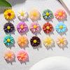 Margarita margarita flor de resina diy accesorios para funda de teléfono aretes pasador pegamento crema accesorios explosiones transfronterizas 12 mm