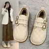 Sapatos Pelúcia Quentes Femininos 2025 Inverno Novos Sapatilhas Sola Macia Sapatos Pão Sapatos Gorro Mocassins Sapatos de Algodão para Neve