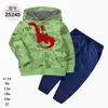 Comercio Exterior Ropa Infantil Primavera y Otoño Conjunto Infantil de Dos Piezas Material Sudadera Sudadera con Capucha Ropa Infantil para Bebés Ropa de Salida [Al por Mayor]