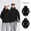 Chaqueta acolchada para hombre y mujer, otoño e invierno, con capucha, cálida, resistente al agua, ligera, algodón integrado, ropa de trabajo corporativa, compra al por mayor