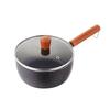 Panela de Fundo Plano Fogão de Indução para Uma Pessoa Wok Pequeno Wok Pequeno Antiaderente Simples Wok Pequeno Doméstico