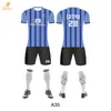 Uniformes de Fútbol Digitales Estampados de Cuerpo Completo Personalizados como un Juego Completo de Uniformes Transpirables de Secado Rápido para Clases de Fútbol Infantil