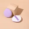 100% Algodón Polvo de Malvavisco Esponja Cushion XL Súper Grande Uso Seco y Húmedo No Absorbe Polvo Esponja de Maquillaje