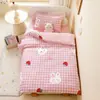 Funda de edredón de algodón puro Clase A para niños, pieza única, niños y niñas, 120x150x200, funda de edredón para bebé, funda de edredón, juego de tres piezas para jardín de infantes