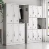 Taquillas para Empleados, Taquillas para Gimnasio, Gabinetes Metálicos, Vestidores con Seis Puertas con Candado para Dormitorios, Gabinetes para Guardar Bolsas, Armarios, Gabinetes para Zapatos de Baño