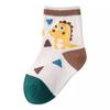 [producto nuevo] calcetines para niños primavera y otoño calcetines de media caña calcetines de bebé estudiante niño niños medianos y grandes caricatura dinosaurio otoño e invierno