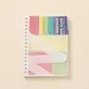 Conjunto Combinado Transfronteiriço de Notas Adesivas Multifuncionais, Caderno Estilo Ins, Notas Adesivas Expansíveis para Estudantes