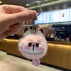 Muñeco Elfo Bola de Carbón Lazo Lindo Colgante para Mochila Escolar Muñeco de Peluche Colgante para Llavero de Coche Regalo para Mujer