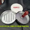 F Nuevo Producto Prensa para Hamburguesas, Molde para Hamburguesas, Fabricante con Molde para Relleno, Aleación de Aluminio, Empaque en Caja de Color
