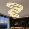 Lustre de sala de estar estilo italiano de luxo leve EYPHI/Yifei, modelo de designer de Zhongshan, lustre de escada de alta qualidade e elegante